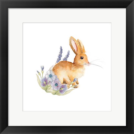 Framed Spring Bunny II Print