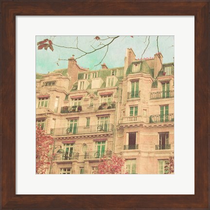 Framed April in Paris II Print