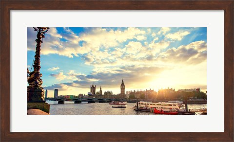 Framed Thames River Print