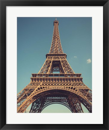 Framed Vintage Eiffel Print