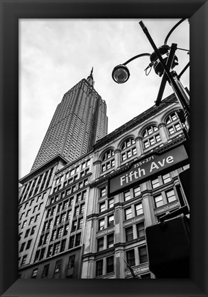 Framed Down the Streets of New York Print