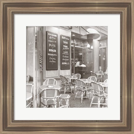 Framed French Cafe Print