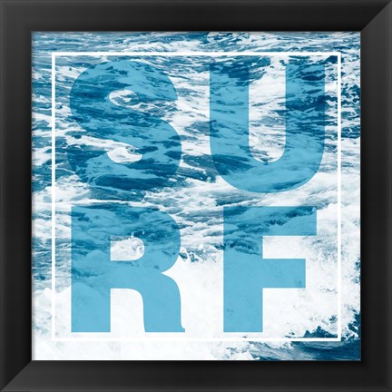 Framed SURF Print