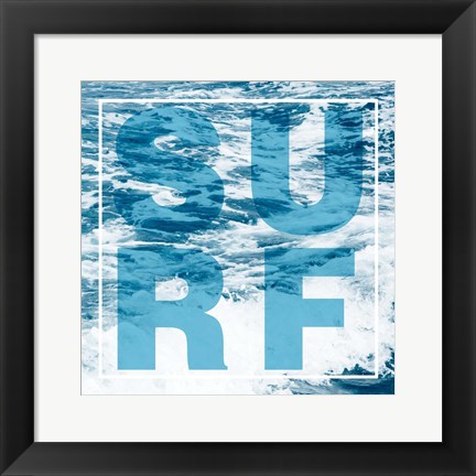 Framed SURF Print