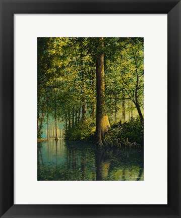 Framed Peaceful River Print