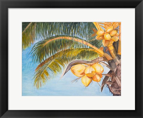 Framed Coconut Palm Trees Print