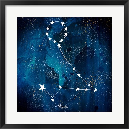 Framed Pisces Print