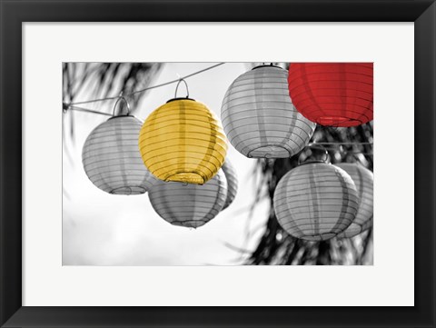 Framed Lanterns Print