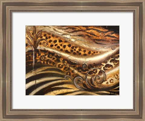 Framed African Touch I Print