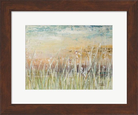 Framed Muted Grass Print