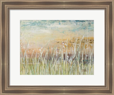 Framed Muted Grass Print