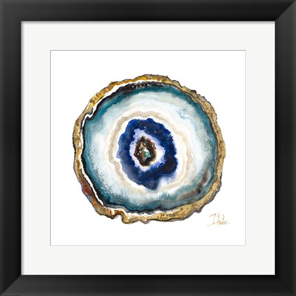 Framed Agate Watercolor II Print