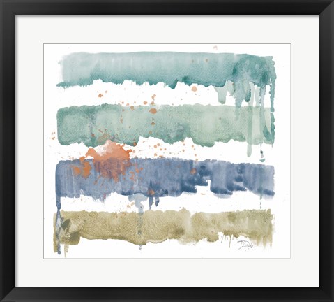 Framed Fashion Colors Palette Print