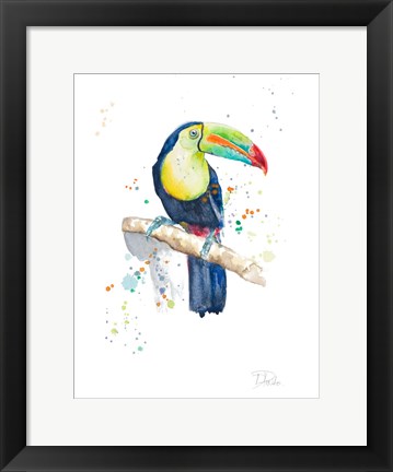 Framed Watercolor Toucan Print