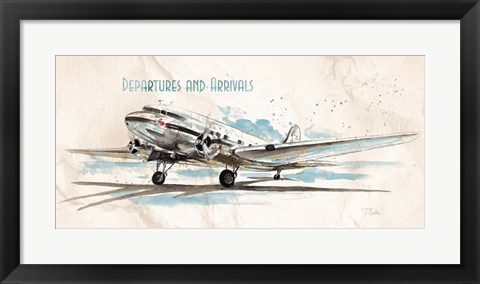 Framed Departures &amp; Arrivals Print