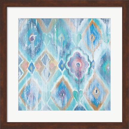 Framed New Ikat I Print