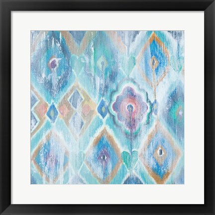 Framed New Ikat I Print