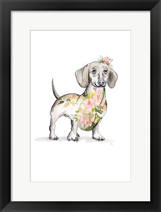 Framed Happy Doggie Print