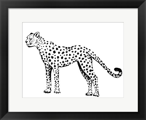 Framed Cheetah Print