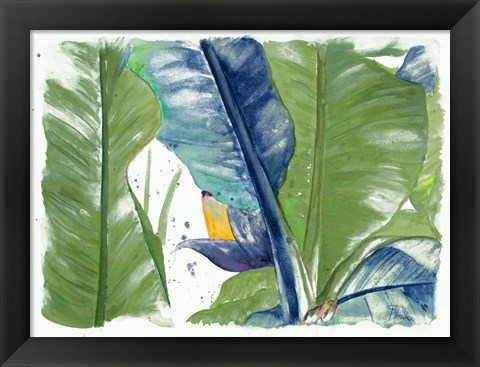 Framed Fresh Banana Plantain Vibrant Print