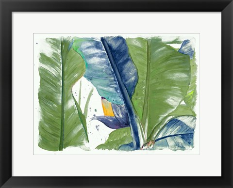 Framed Fresh Banana Plantain Vibrant Print