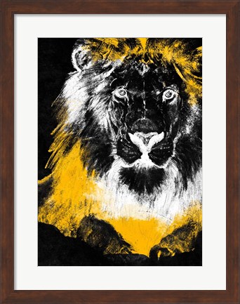 Framed Stained Safari I Print