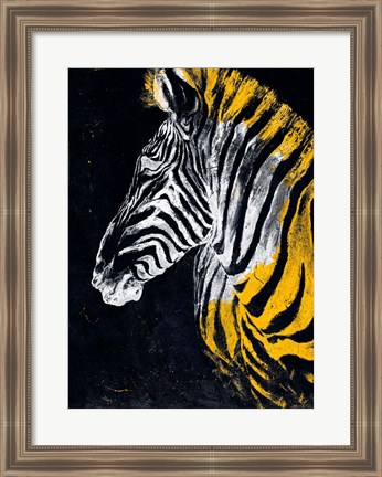 Framed Stained Safari II Print