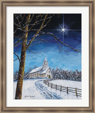 Framed Bright Star Print