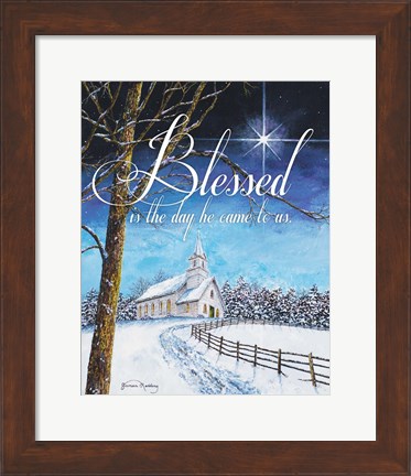 Framed Blessed Church Print