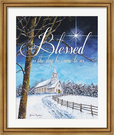 Framed Blessed Church Print