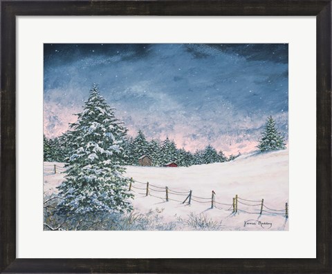 Framed Winter Mornings Print