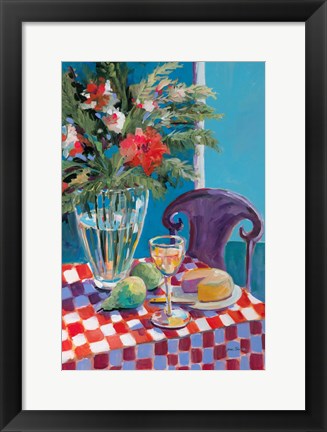 Framed Table For One Print