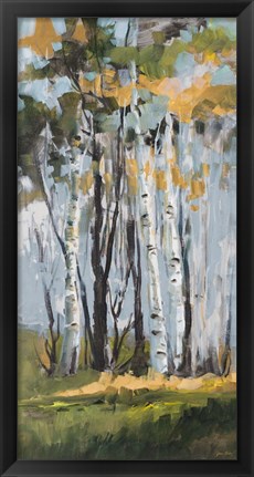 Framed Golden Birch Trees Print