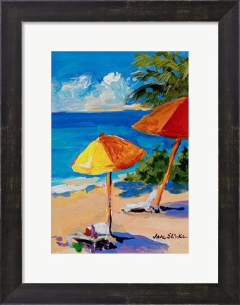 Framed Caribbean Coast Print