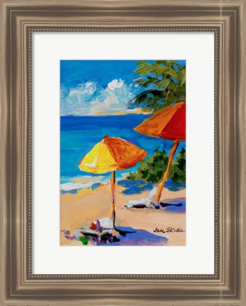 Framed Caribbean Coast Print