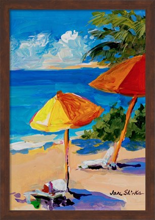 Framed Caribbean Coast Print