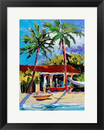 Framed Caribbean Shore Print