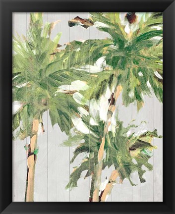 Framed Caribbean Palm Trees Print