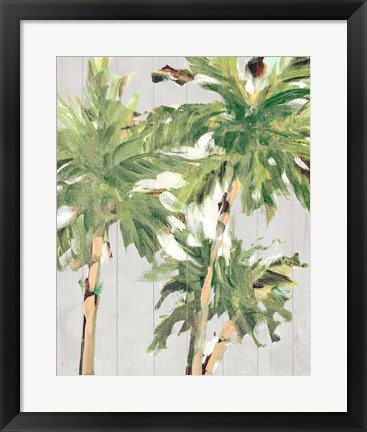 Framed Caribbean Palm Trees Print