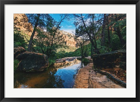 Framed Summer&#39;s Stream I Print