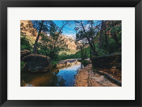 Framed Summer&#39;s Stream I Print