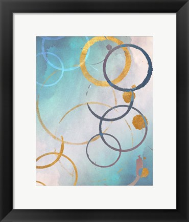 Framed Color Rings Print