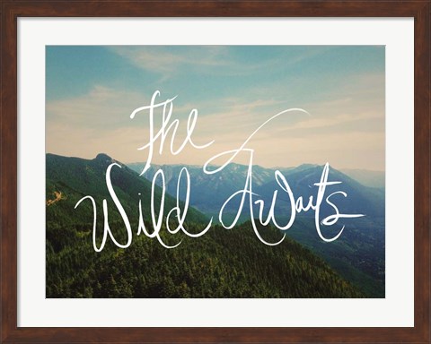 Framed Wild Awaits Print