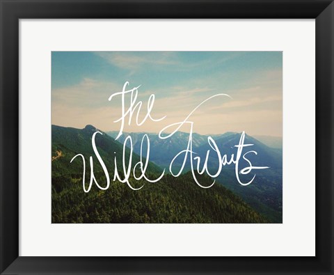 Framed Wild Awaits Print