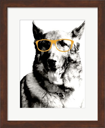 Framed Cool Dog Print