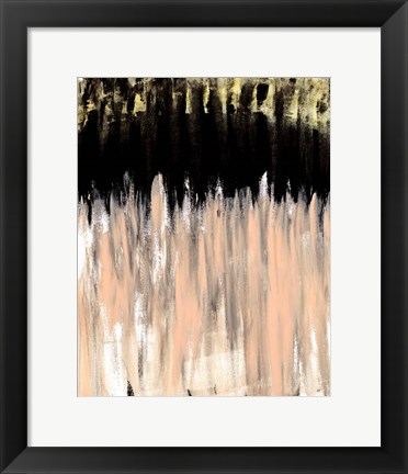 Framed Shell Beige Ends Print