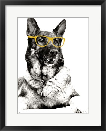 Framed Gold Shades Print