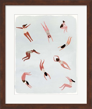 Framed Minnows II Print