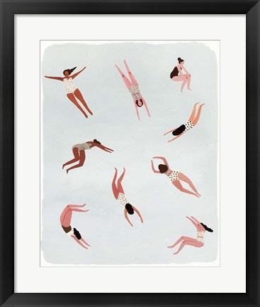 Framed Minnows II Print