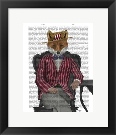 Framed Fox 1920s Gentleman Print